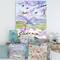 Designart - Birds On Cherry Branch - Traditional Canvas Wall Art Print
